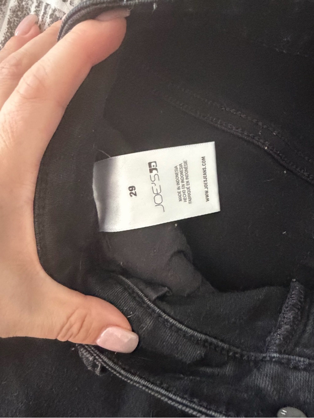 Joe's Jeans Men's Slim Straight Black Denim - Picture 2 of 2